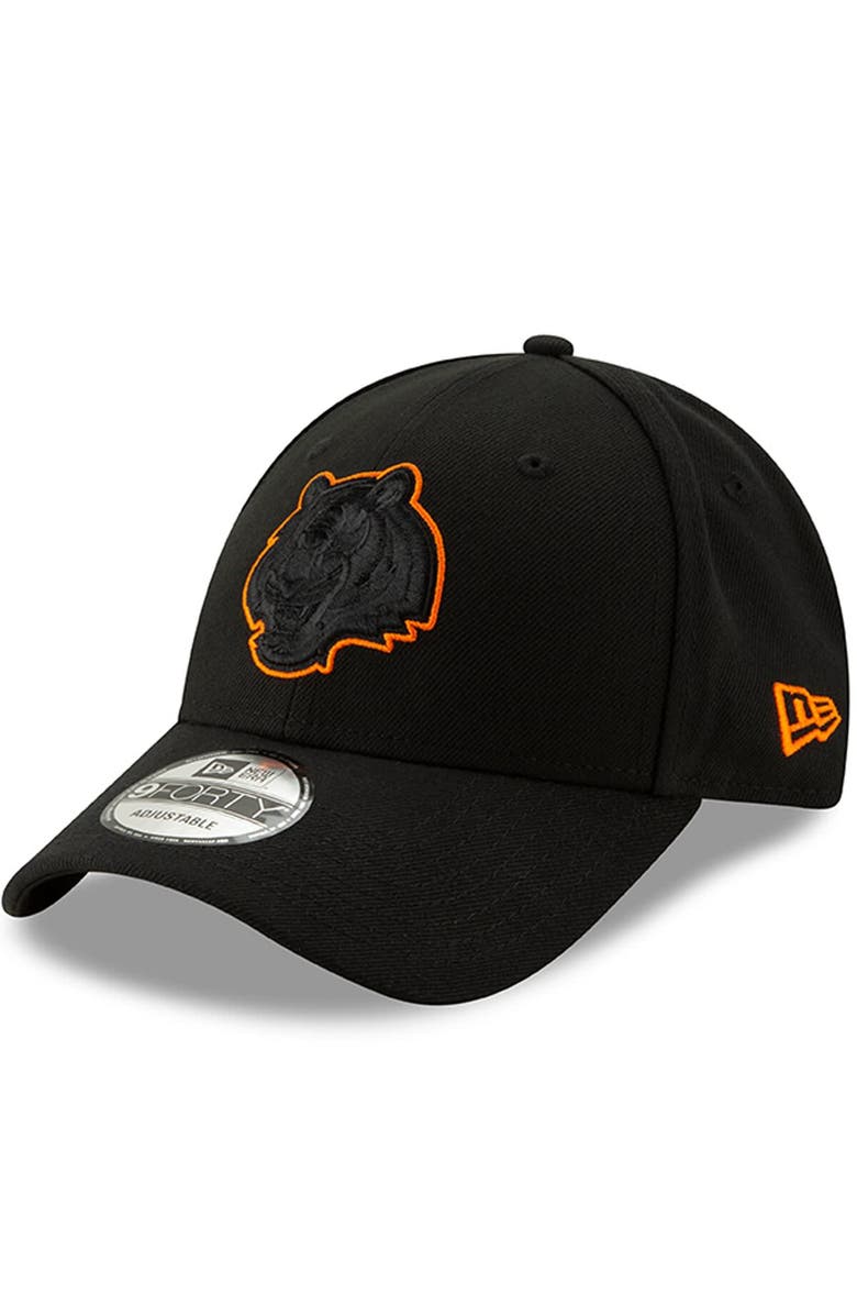 New Era Men's New Era Black Cincinnati Bengals Momentum 9FORTY Adjustable Snapback Hat, Main, color,