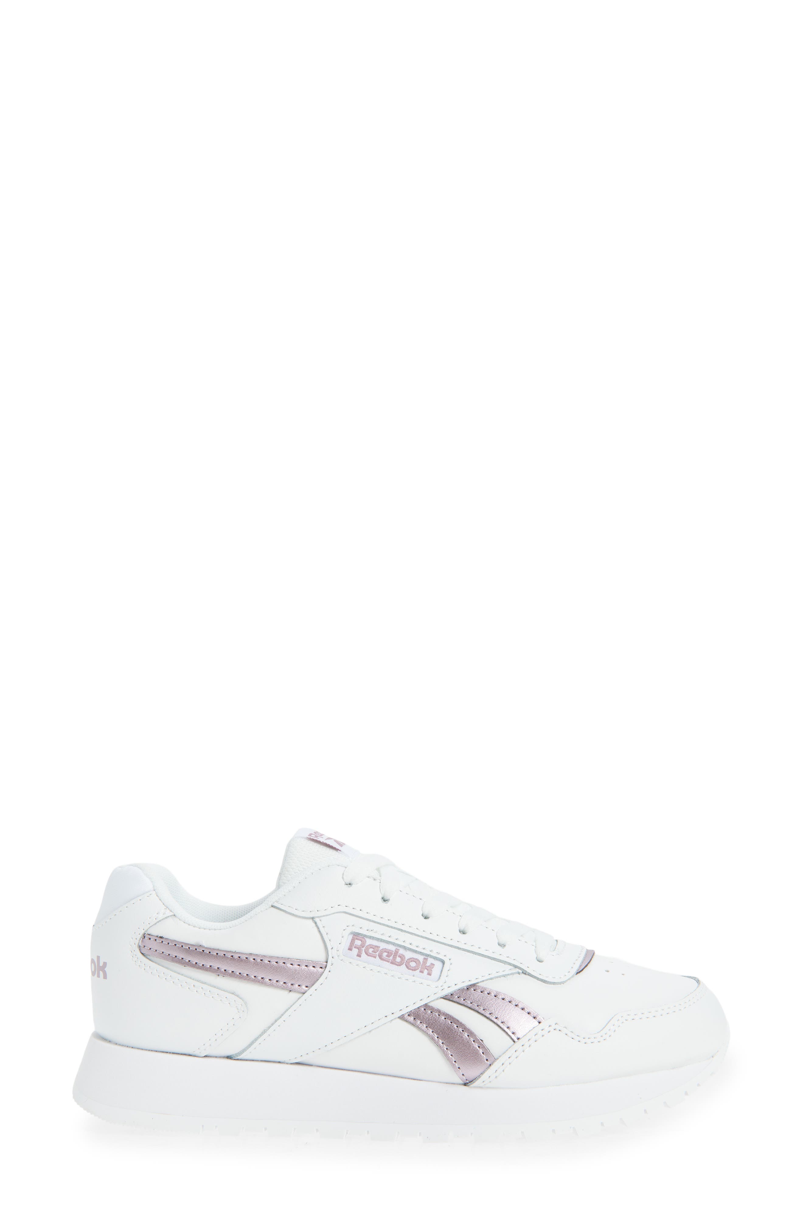 Reebok Glide Sneaker, Alternate, color, White White Purple