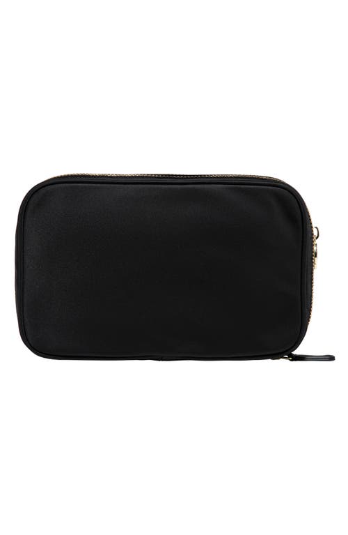 Stoney Clover Lane Double Zip Pouch In Noir