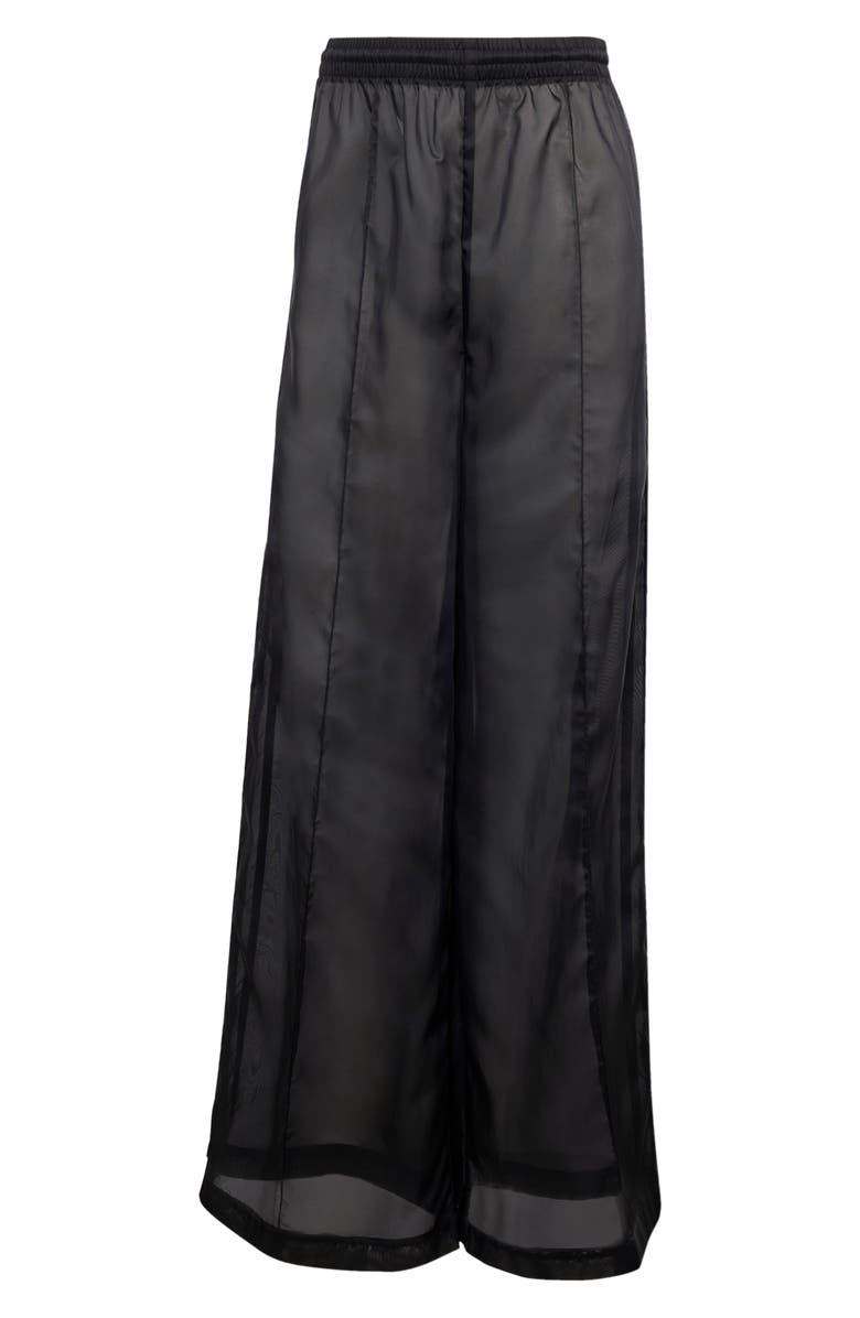 adidas Originals 3-Stripes Sheer Wide Leg Track Pants, Alternate, color,