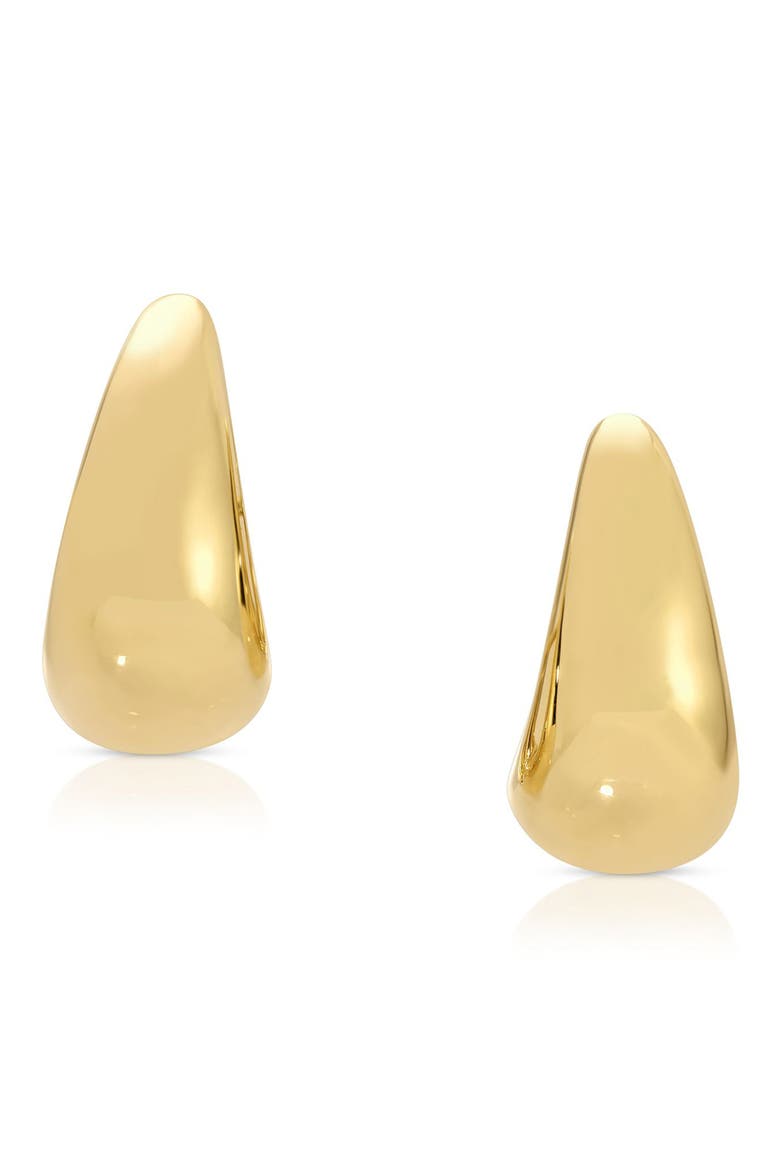 Small Claw 18k Gold Earrings, Main, color, 18K YELLOW GOLD