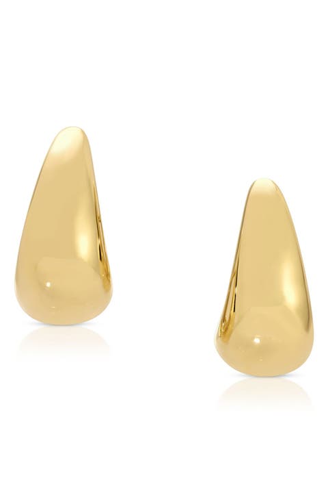 Small Claw 18k Gold Earrings