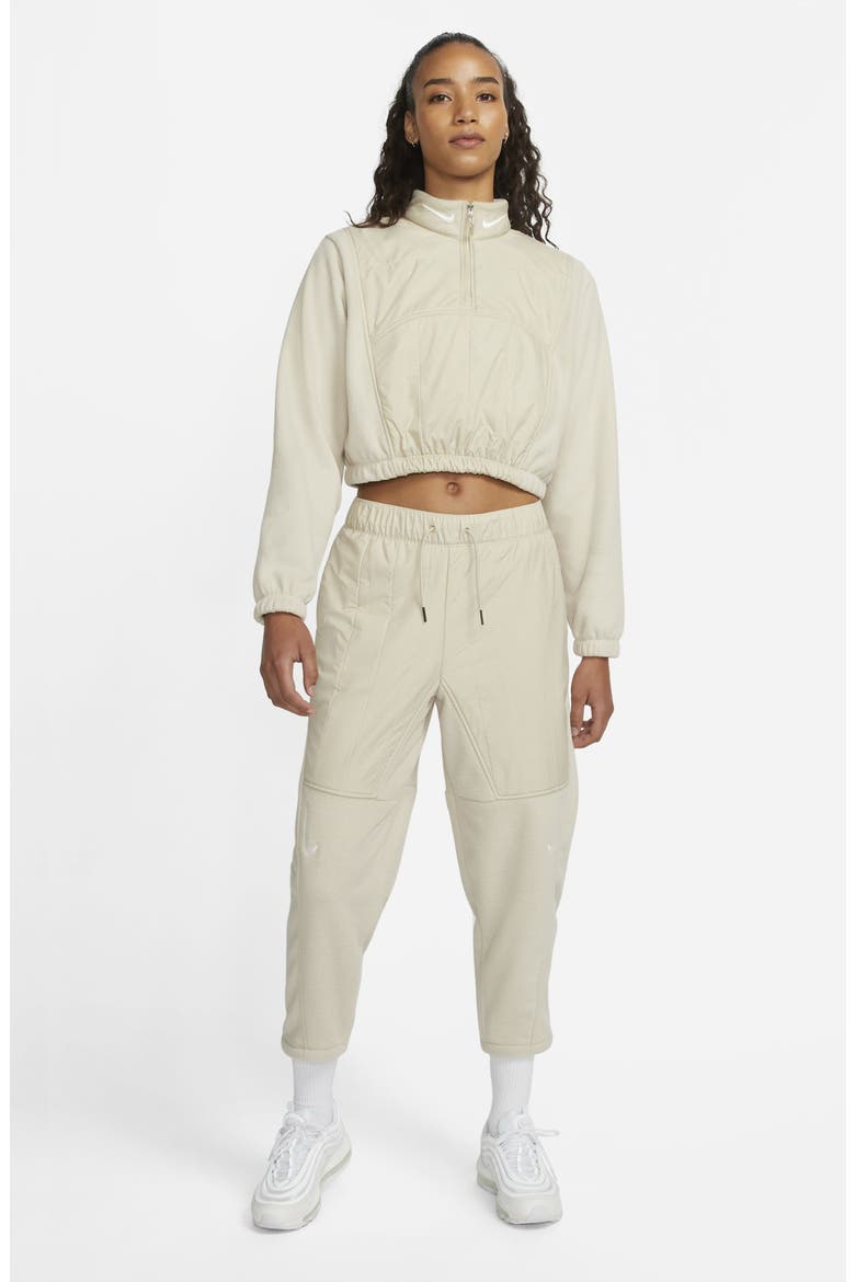 Sportswear Women's Swoosh Quarter Zip Jacket, Alternate, color, RATTAN/ SAIL