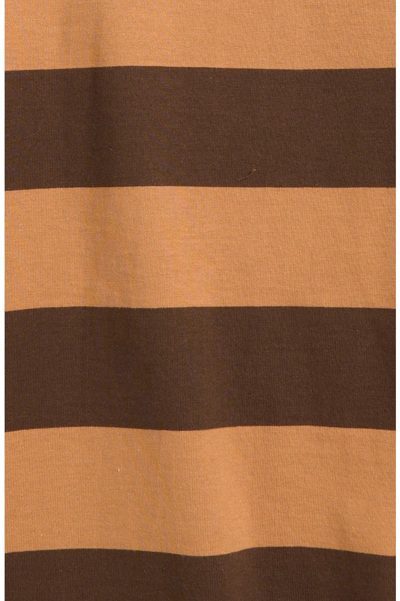 Kids' Chainmail Stripe Long Sleeve T-Shirt, Alternate, color, CAMEL