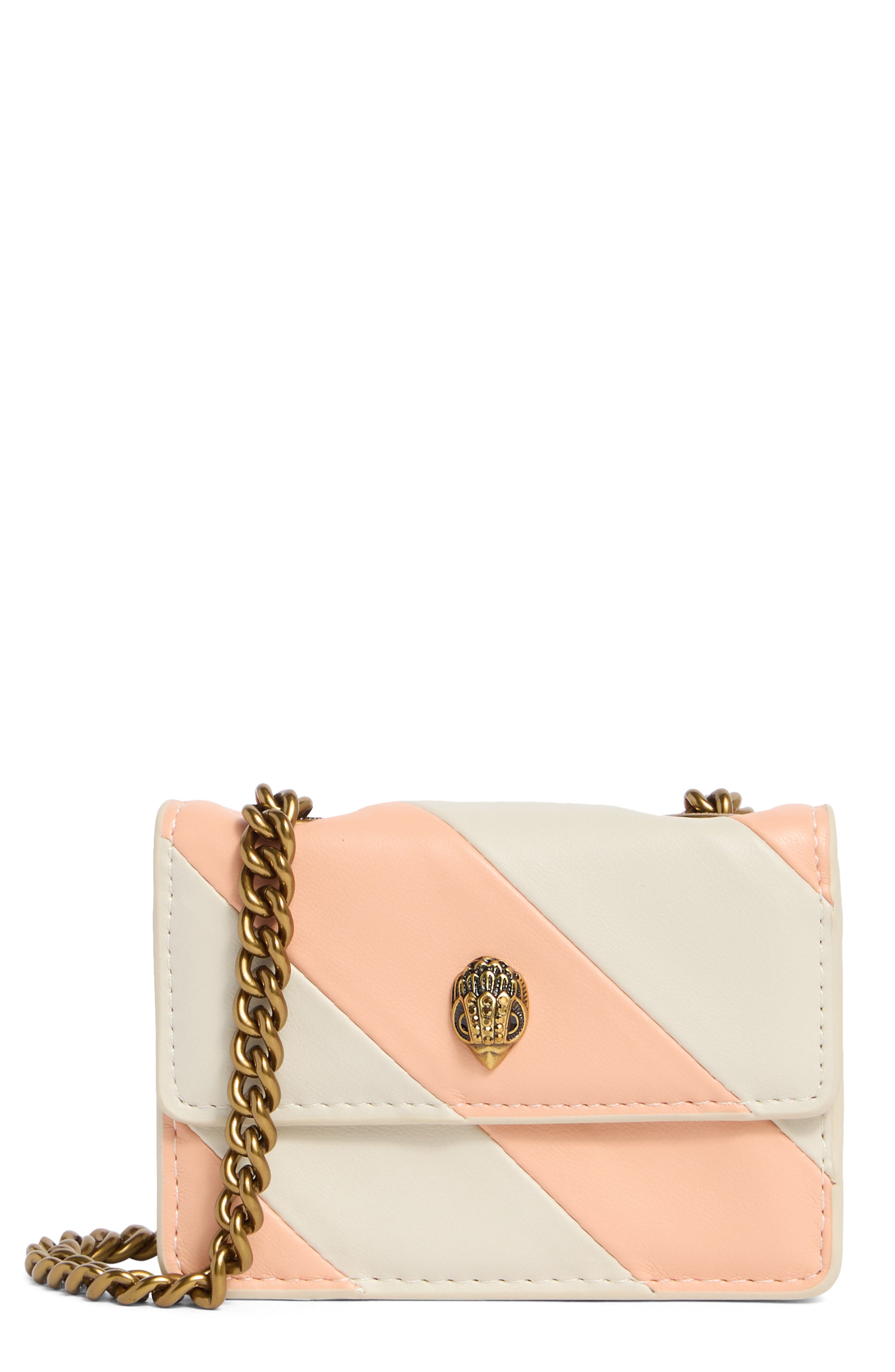 Kurt Geiger London Micro Kensington Faux Leather Crossbody Bag, Main, color, 