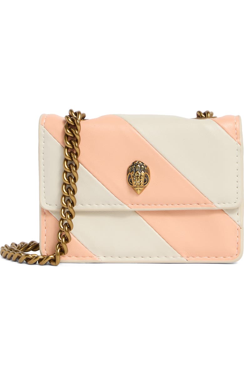 Kurt Geiger London Micro Kensington Faux Leather Crossbody Bag, Main, color,