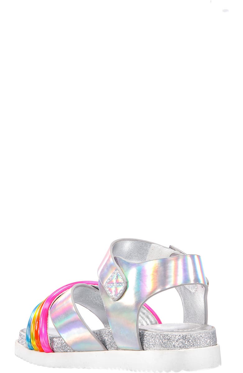 Nina Callysta Metallic Glitter Sandal, Alternate, color,