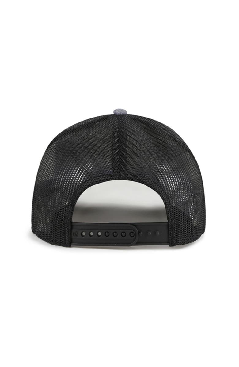 '47 Men's '47 Charcoal Detroit Tigers Carbon Rope Trucker Adjustable Hat, Alternate, color, Charcoal