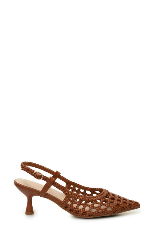 NICOLE MILLER NICOLE MILLER KNOTTY BRAIDED SLINGBACK PUMP