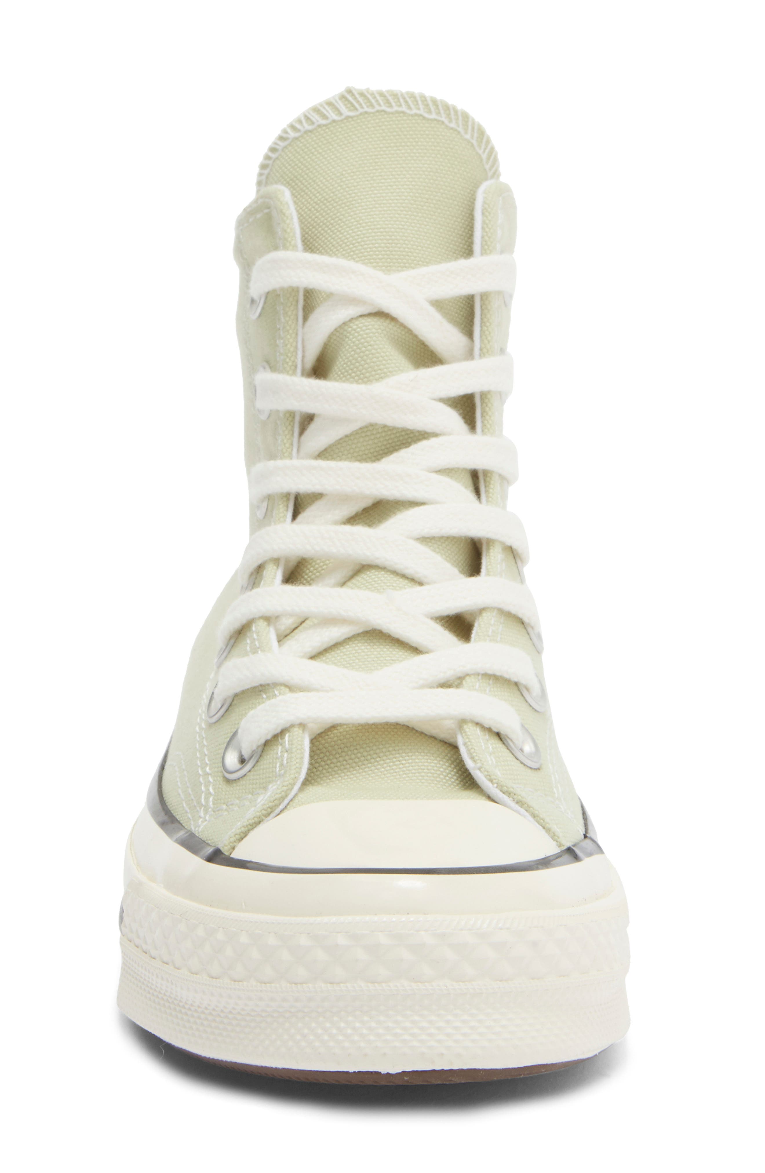 Converse Kids' Chuck Taylor All Star 70 High Top Sneaker, Alternate, color, Olive Aura/ Egret/ Black