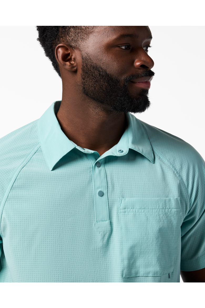 Pulso Tech Polo - Men's, Alternate, color, Tide Pool