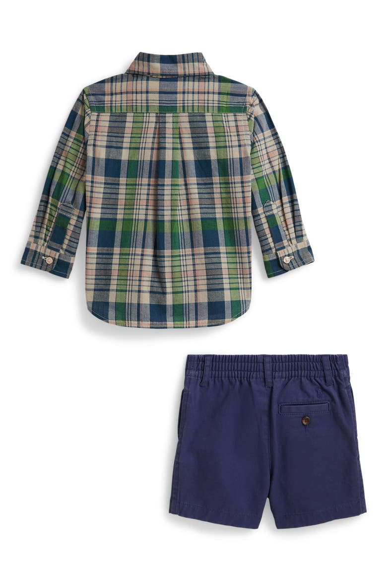 Two-Piece Shorts Set, Alternate, color, EARTH BLUE-PINK MULTI