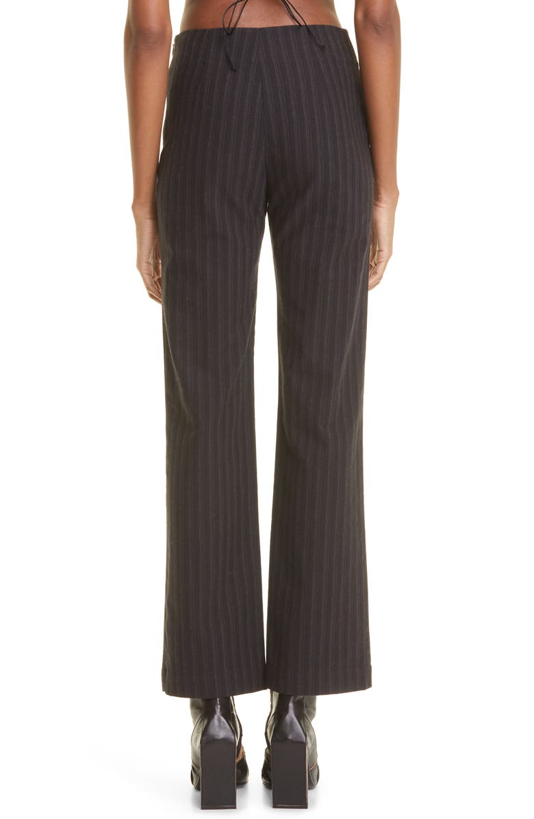 Paloma Wool Moonless Chain Detail Recycled Organic Cotton Blend Pants, Alternate, color, 