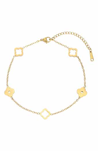 Clover Station Anklet