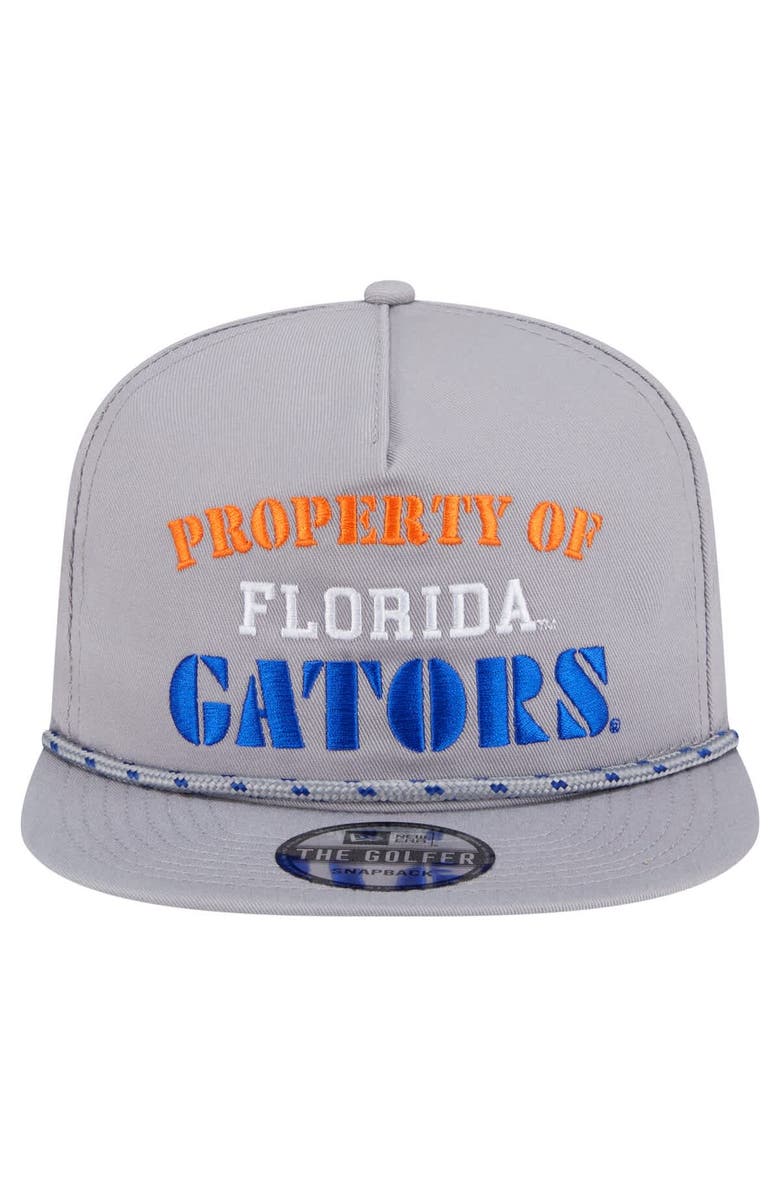 New Era Men's New Era Gray Florida Gators Golfer Vintage Adjustable Hat, Alternate, color, Gray