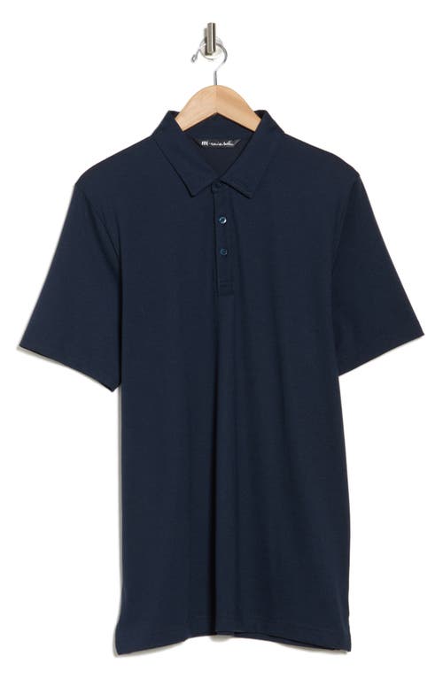 Travismathew Travis Mathew The Zinna Polo Shirt In Black