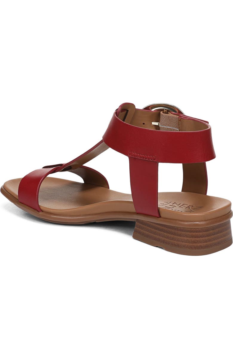 Naturalizer Brandy Ankle Strap Sandal, Alternate, color, Hearts Flame Red