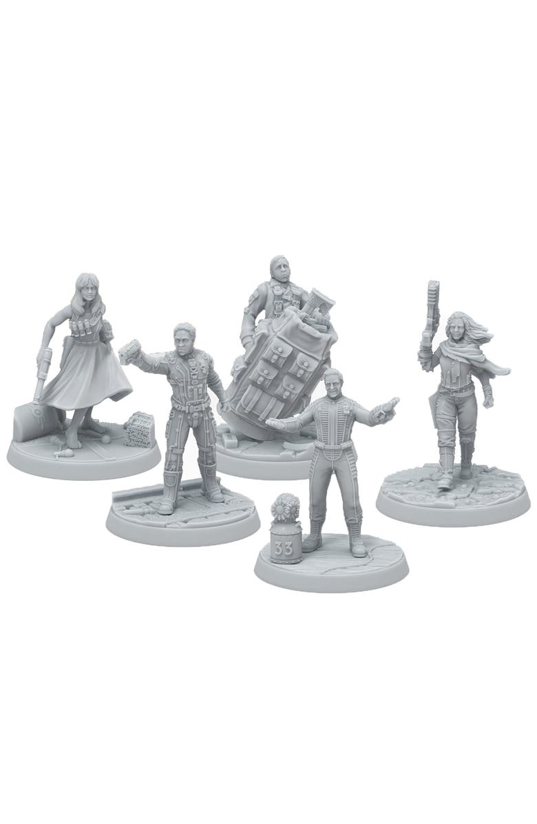 Fallout Miniatures, Hollywood Icons, 5 Miniatures, Alternate, color, 