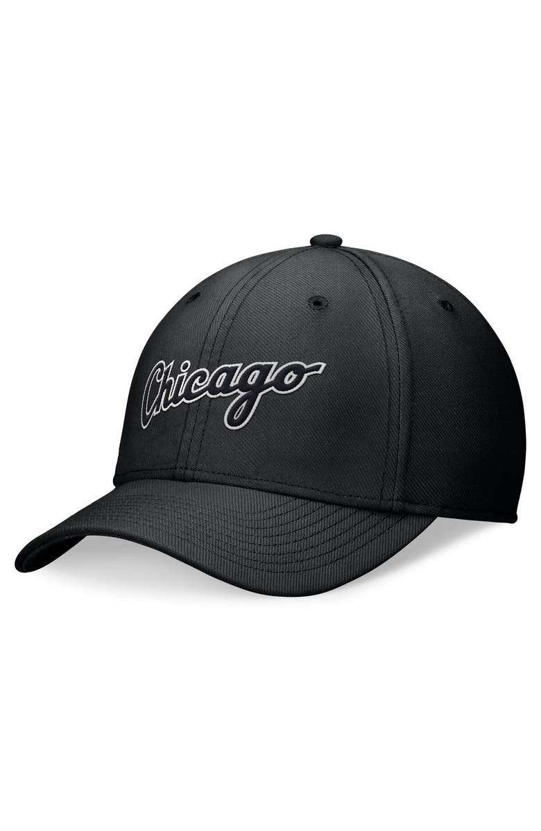 Nike Men's Nike Black Chicago White Sox Evergreen Performance Flex Hat, Main, color, Black
