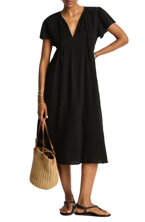 Sunset Cotton Maxi Dress