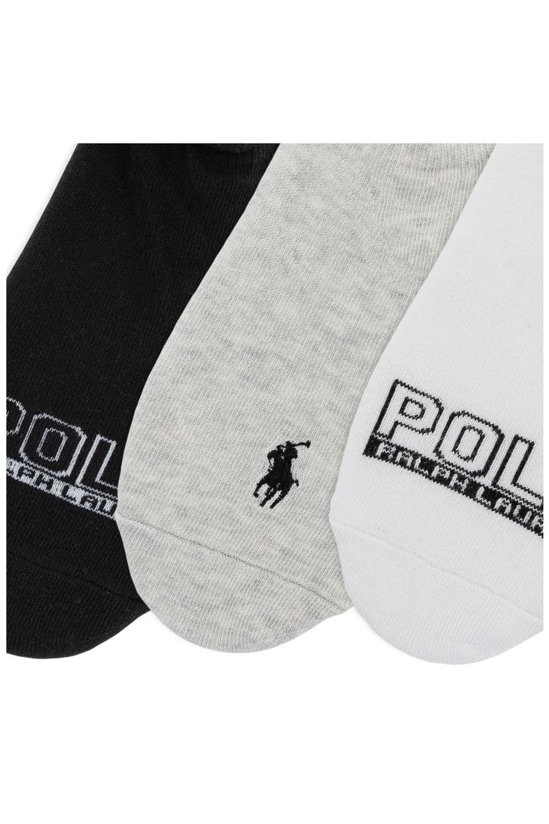 Assorted 3-Pack No-Show Socks, Alternate, color, IVORY MULTI