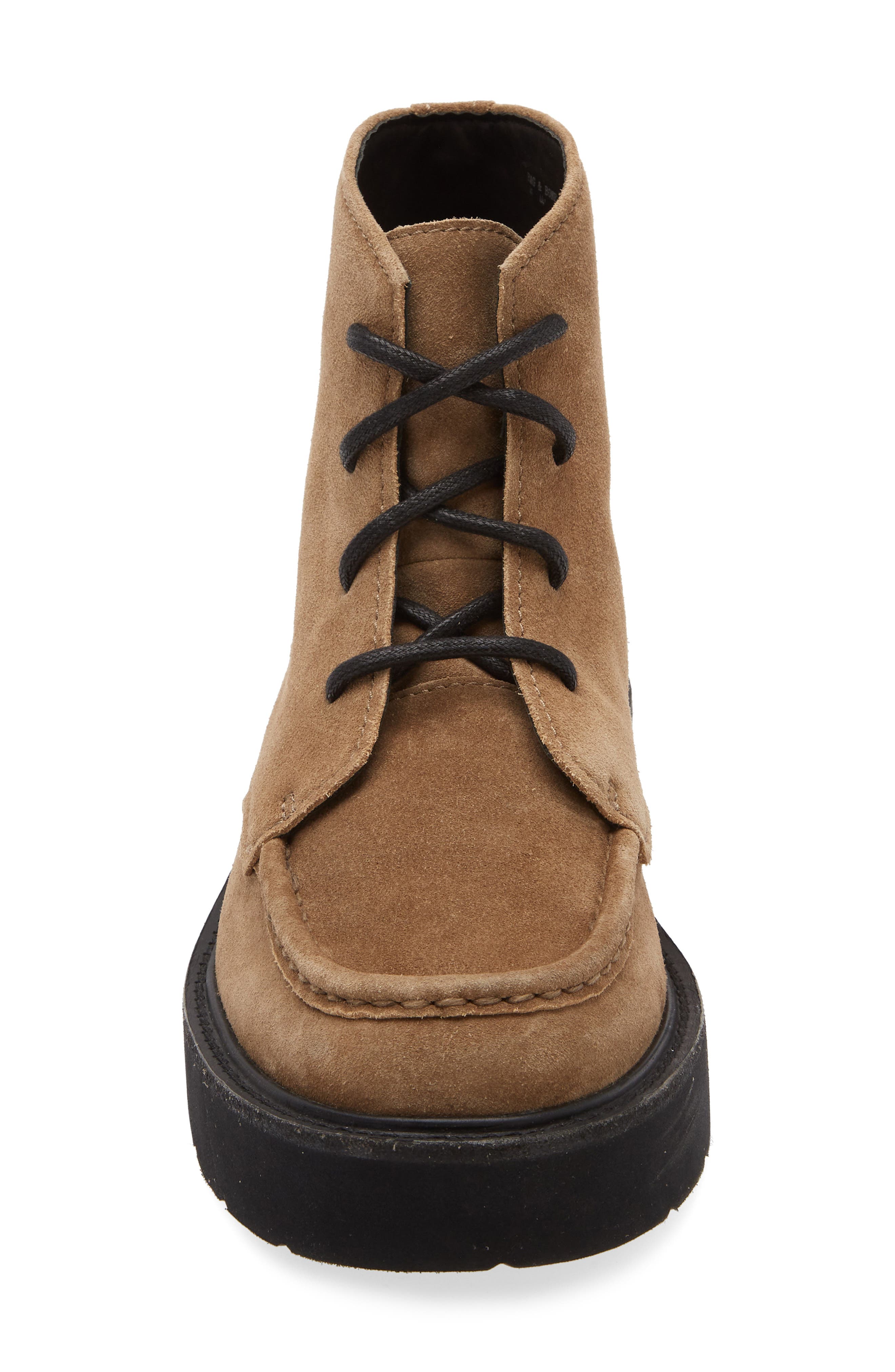 rag & bone Tucker Moc Toe Boot, Alternate, color, Khaki/ Olive Suede