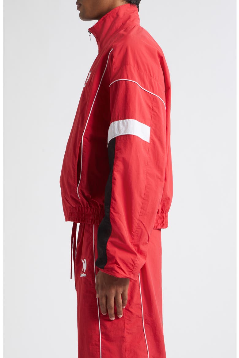 Nylon Warm Up Jacket, Alternate, color, RED