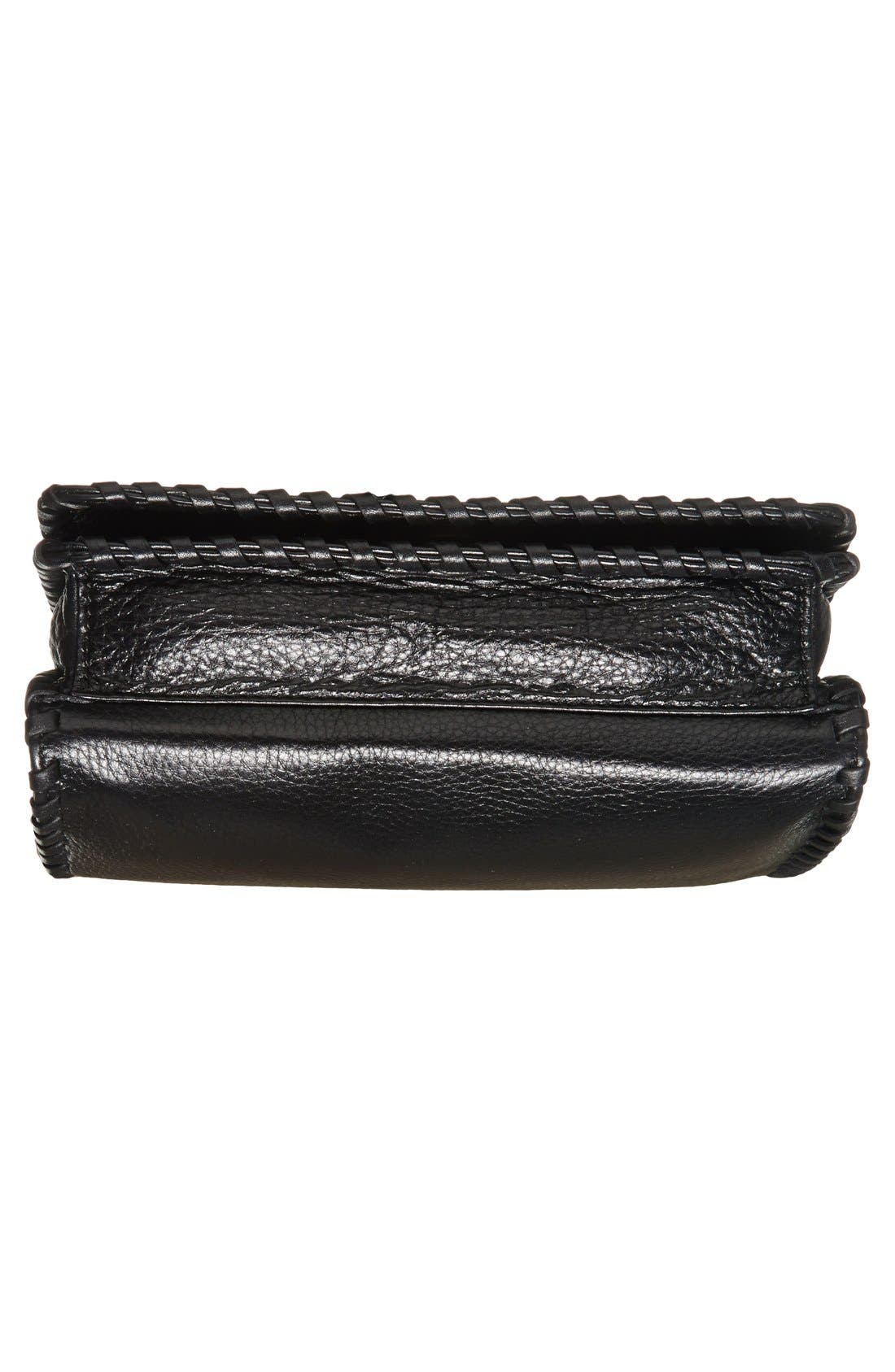 Tory Burch 'Marion' Leather Crossbody Flap Bag, Alternate, color, 
