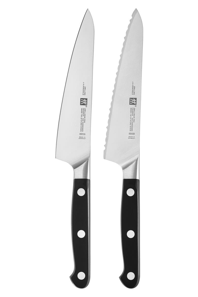 Prep Knife 2-Piece Set, Main, color, BLACK/STAINLESS STEEL