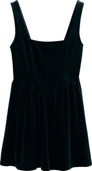 NEXT Sleeveless Velvet Minidress