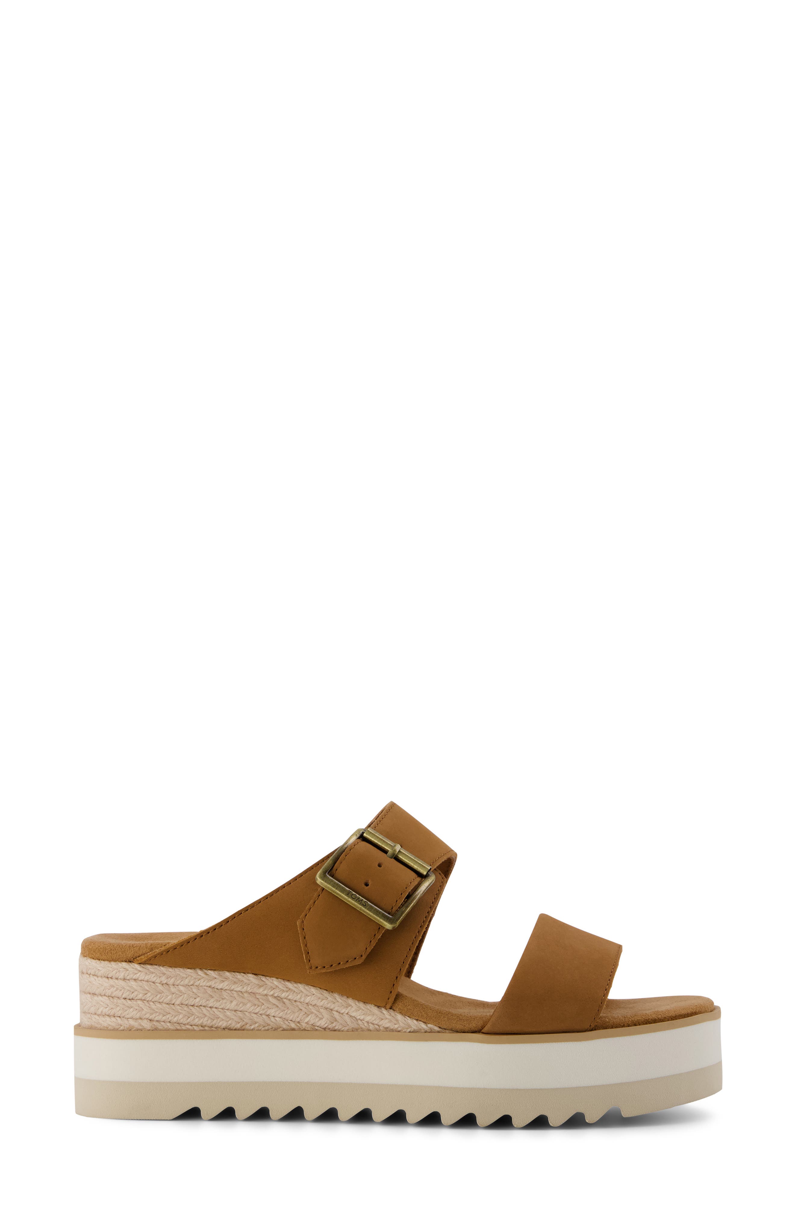 Diana Platform Slide Sandal, Alternate, color, MEDIUM BROWN