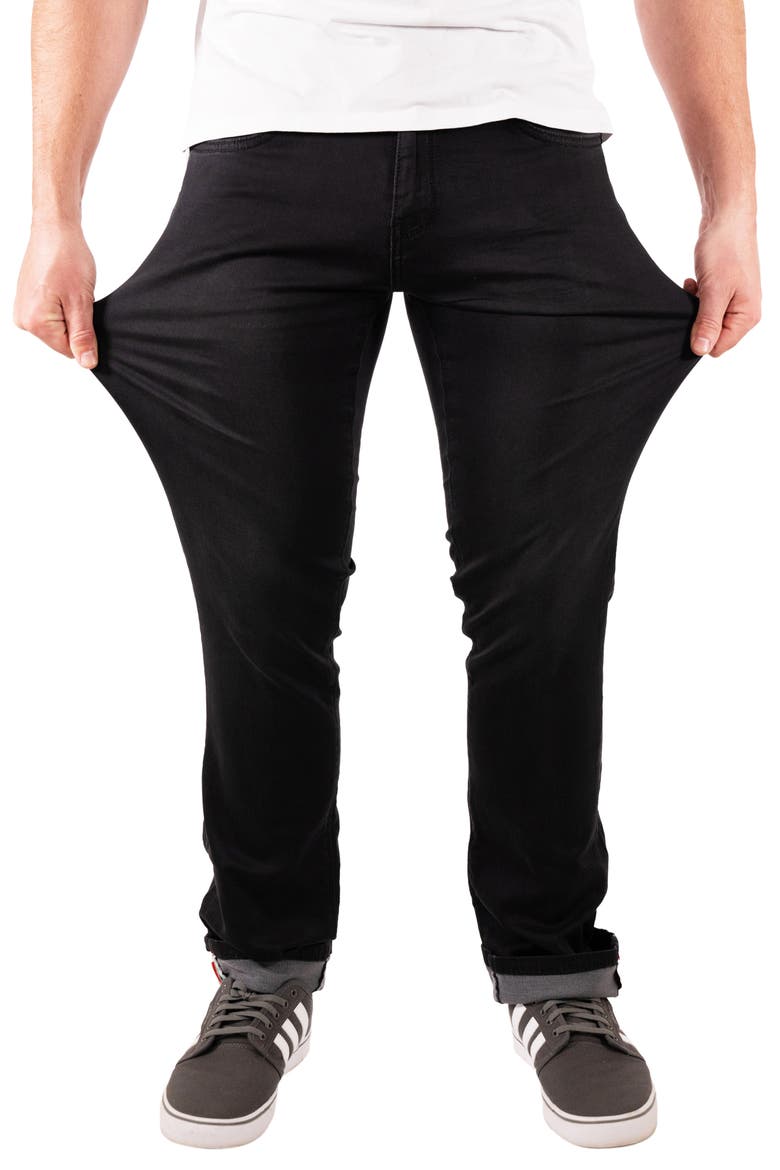 Stretch Jeans, Alternate, color, BLACKDNU