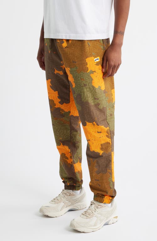 Icecream Cash Drawstring Nylon Pants In Brown