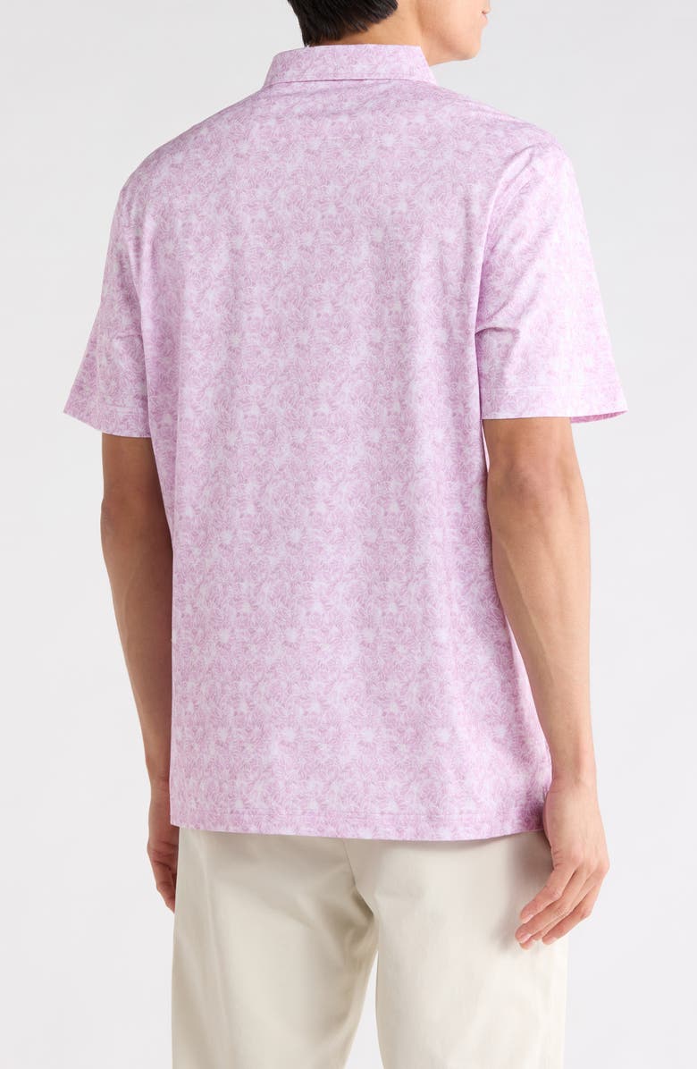 Bugatchi Short Sleeve Polo, Alternate, color, Pink