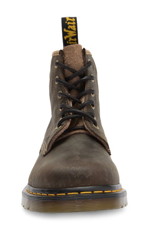 Dr. Martens' Dr. Martens 101 Lace-up Boot In Dark Khaki