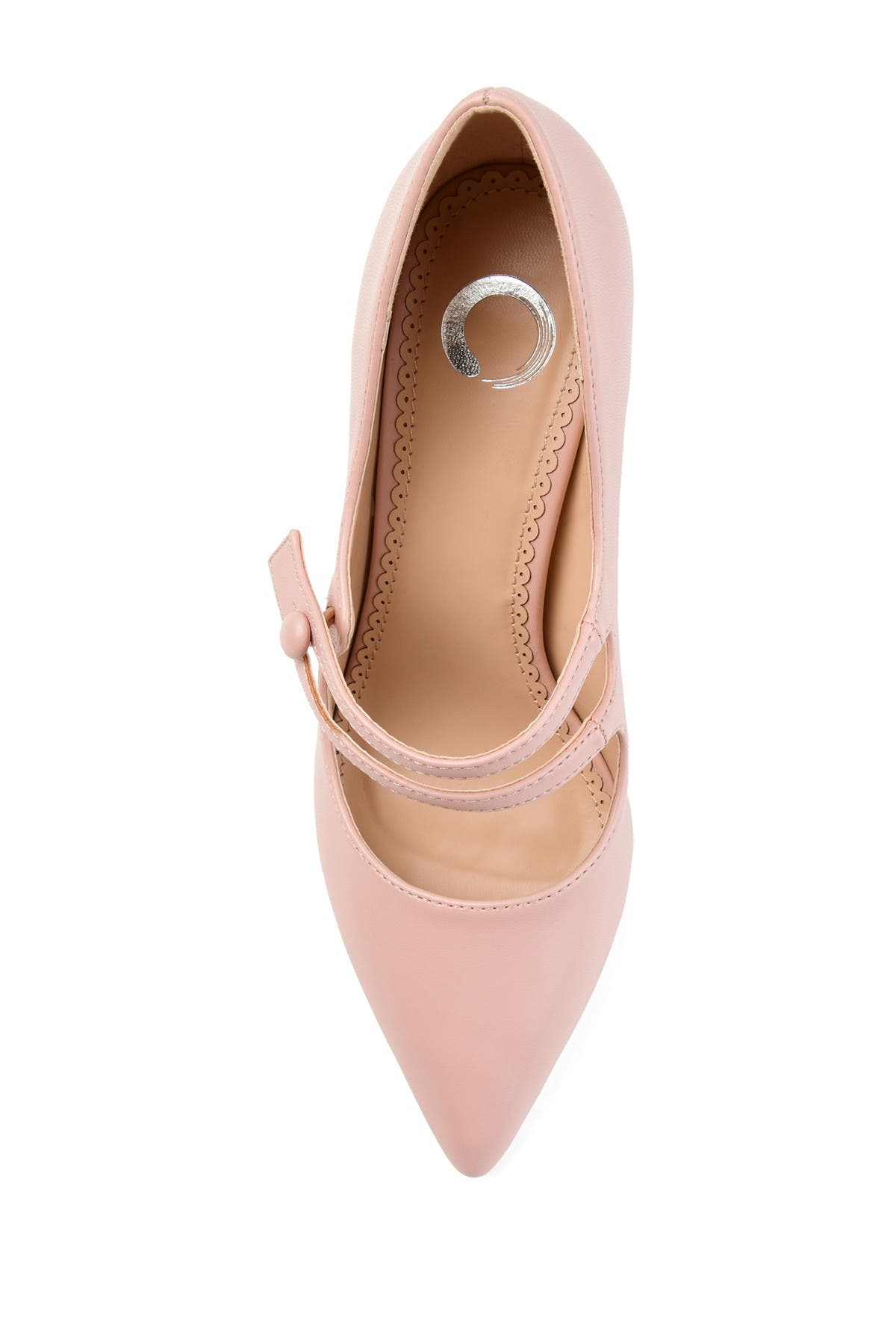 JOURNEE Sidney Pointed Mary Jane Pump, Alternate, color, BLUSH