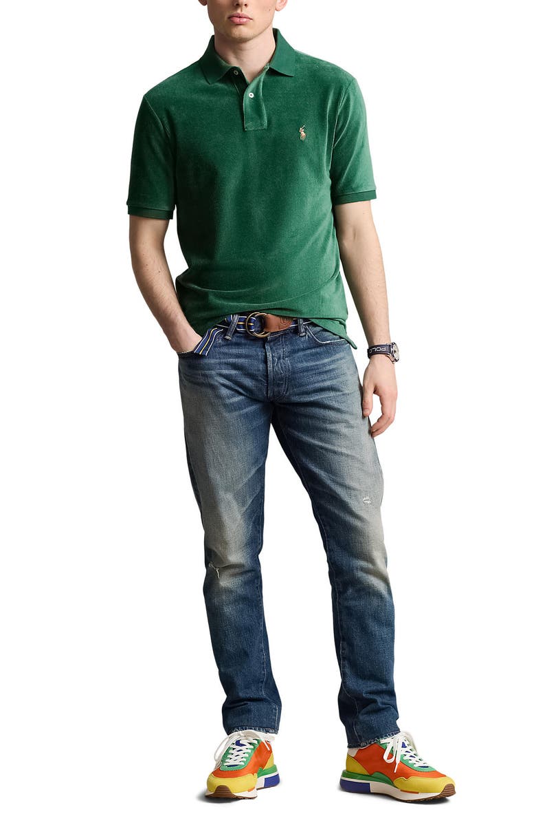 Polo Ralph Lauren Cotton Knit Corduroy Polo, Alternate, color, 