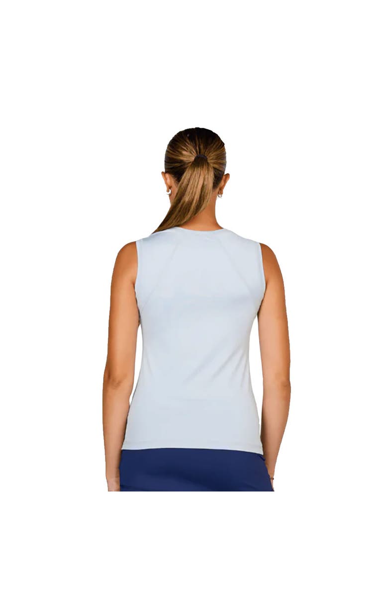 Sofibella UV Colors Womens Sleeveless Tennis Shirt, Alternate, color, Stone