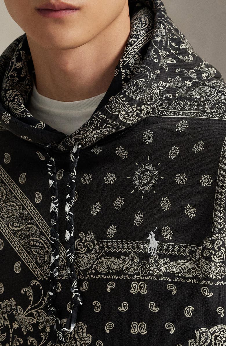 Polo Ralph Lauren Bandana Print Hoodie, Alternate, color, Yukon Patchwork Bandana