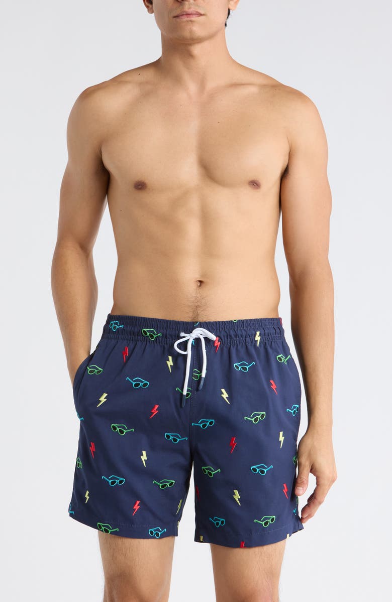 Trunks Surf & Swim Co. Sano 6.5-Inch Swim Trunks, Main, color, Marine