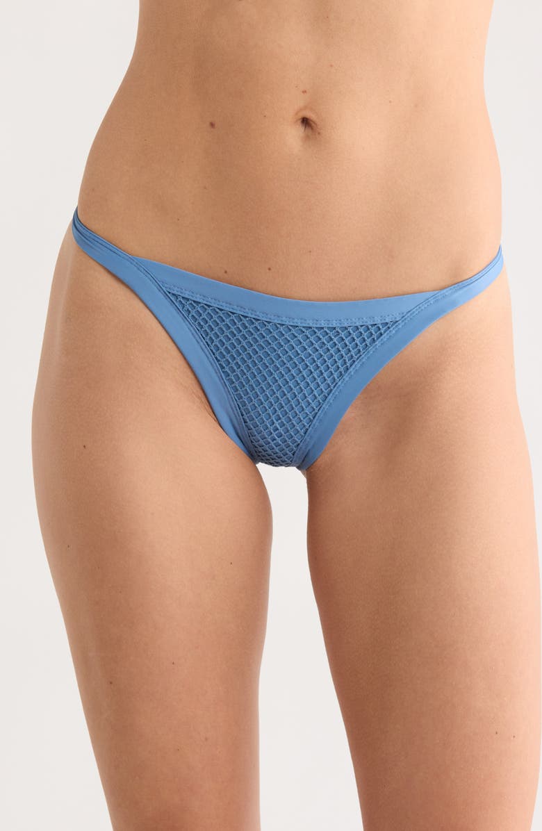 LSPACE Mackenzie Bitsy Bikini Bottoms, Main, color, Offshore