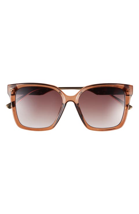 112mm Gradient Square Sunglasses
