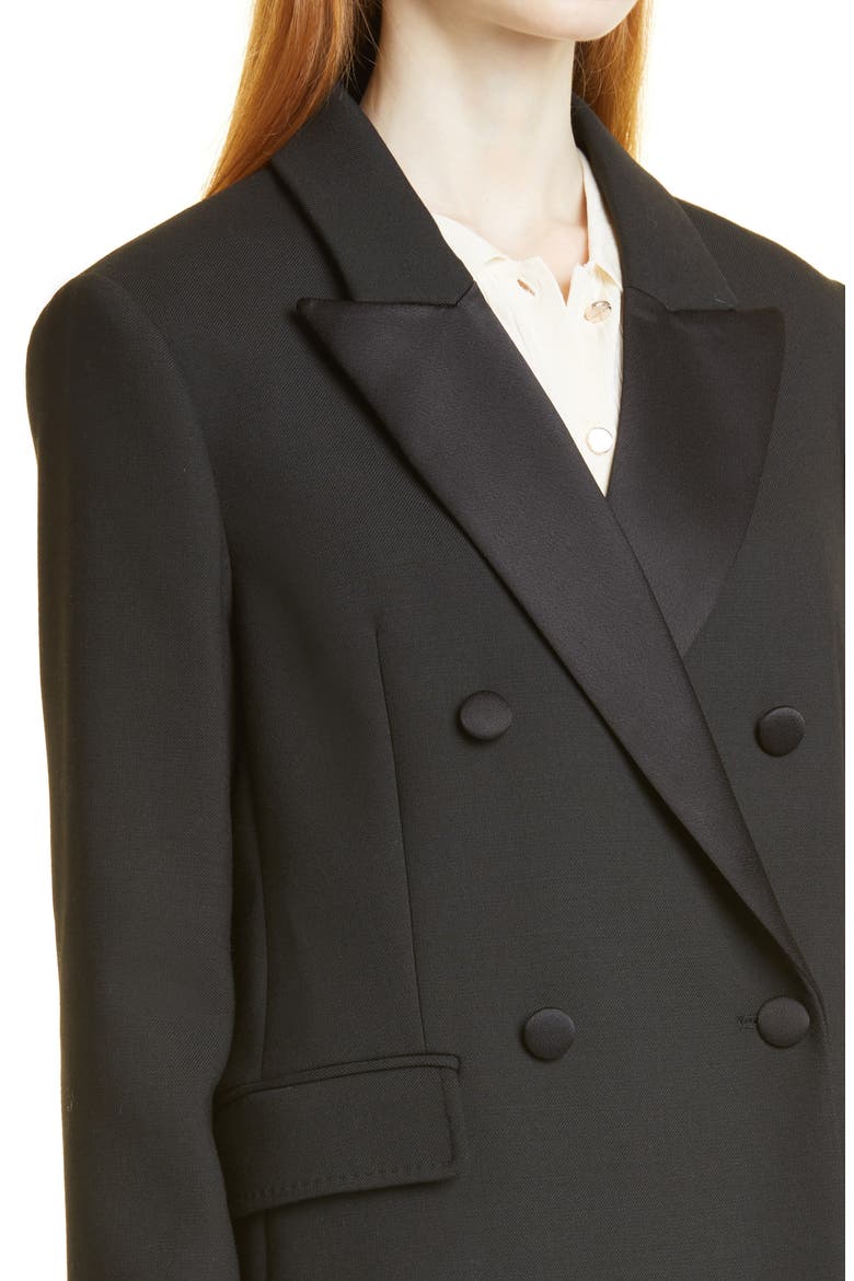 Blayce Tuxedo Jacket, Alternate, color, BLACK