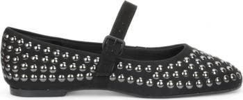 Misty Studded Mary Jane Ballet Flat