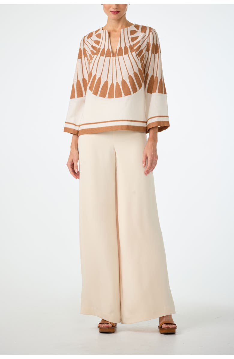 Trina Turk Amy Fil Coupe Top, Alternate, color, Poplar/Doe