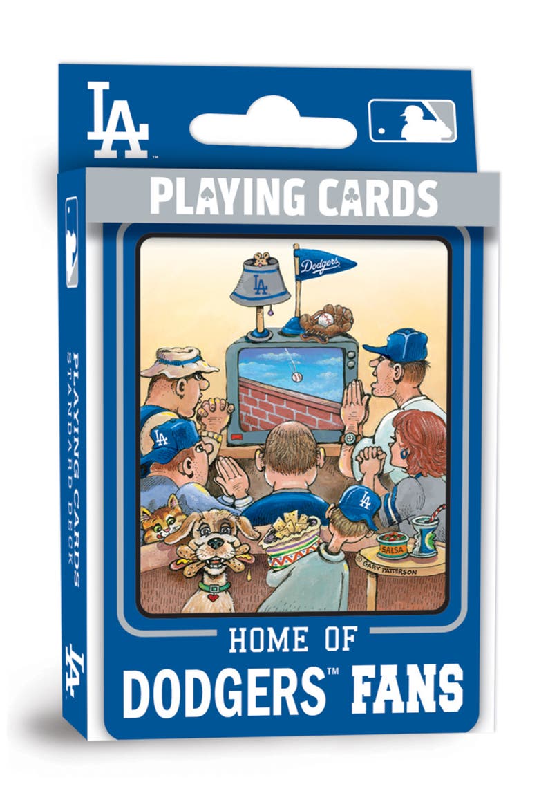 Los Angeles Dodgers Fan Playing Cards, Main, color, Multicolor