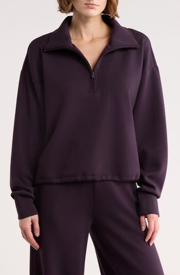 うさ Z by Zella Whisper Knit Half Zip Sweatshirt | Nordstromrack