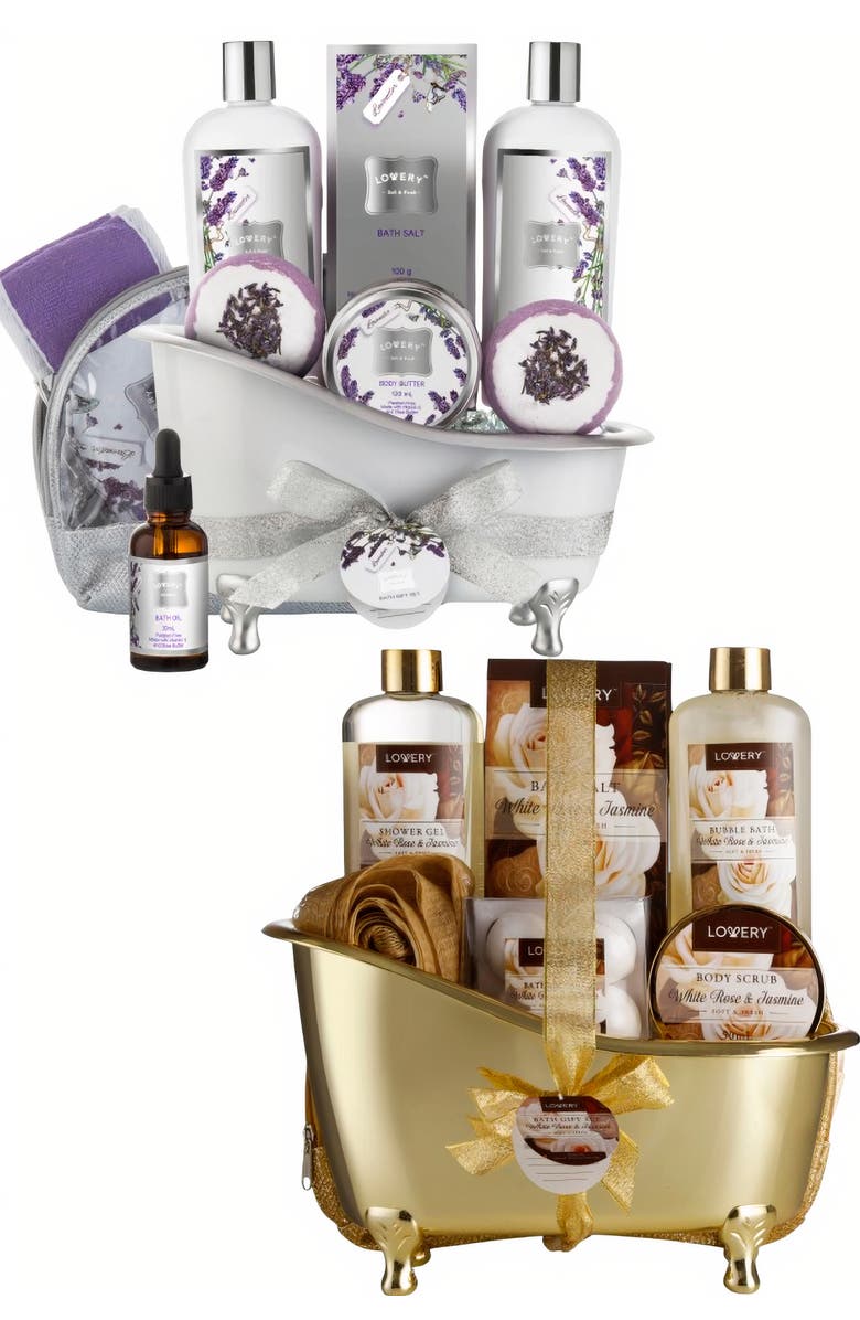 Lovery Deluxe 23pc Bath and Body Gift Set Spa Kit, Main, color, NO COLOR