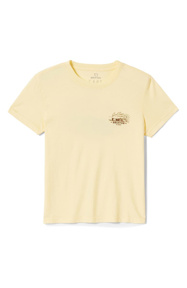Brixton Good Times Cotton Graphic T-Shirt, Alternate, color, Panna Cotta