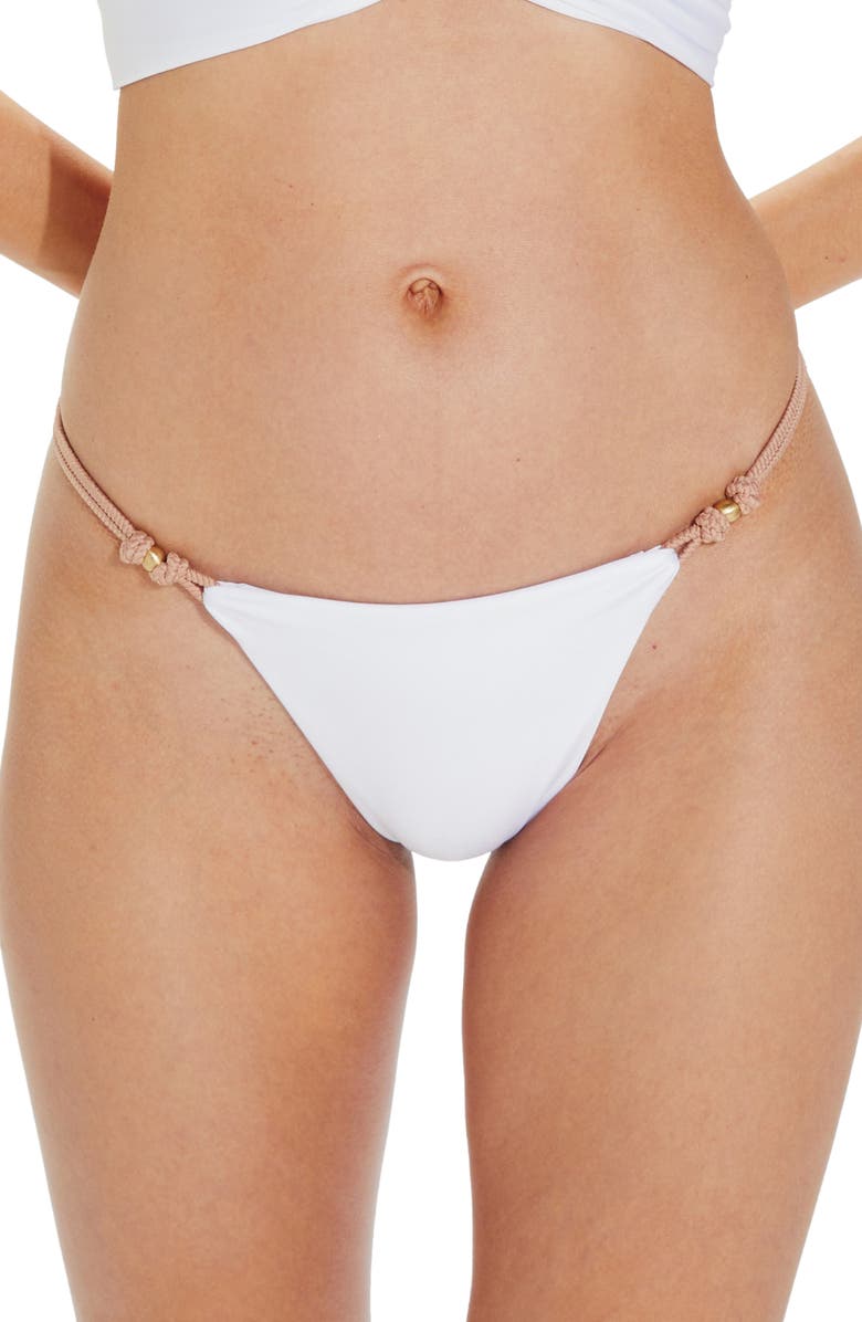 ViX Paula Hermanny Gi Solid Cheeky Cut Bikini Bottoms, Main, color, 